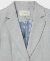 Elizabeth Herringbone Wool Blend Jacket, Blue | Really Wild Clothing | Detail