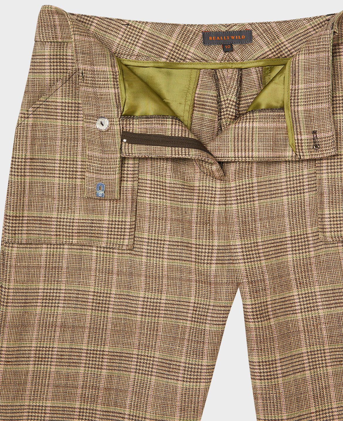 Tweed Shorts with Patch Pocket 