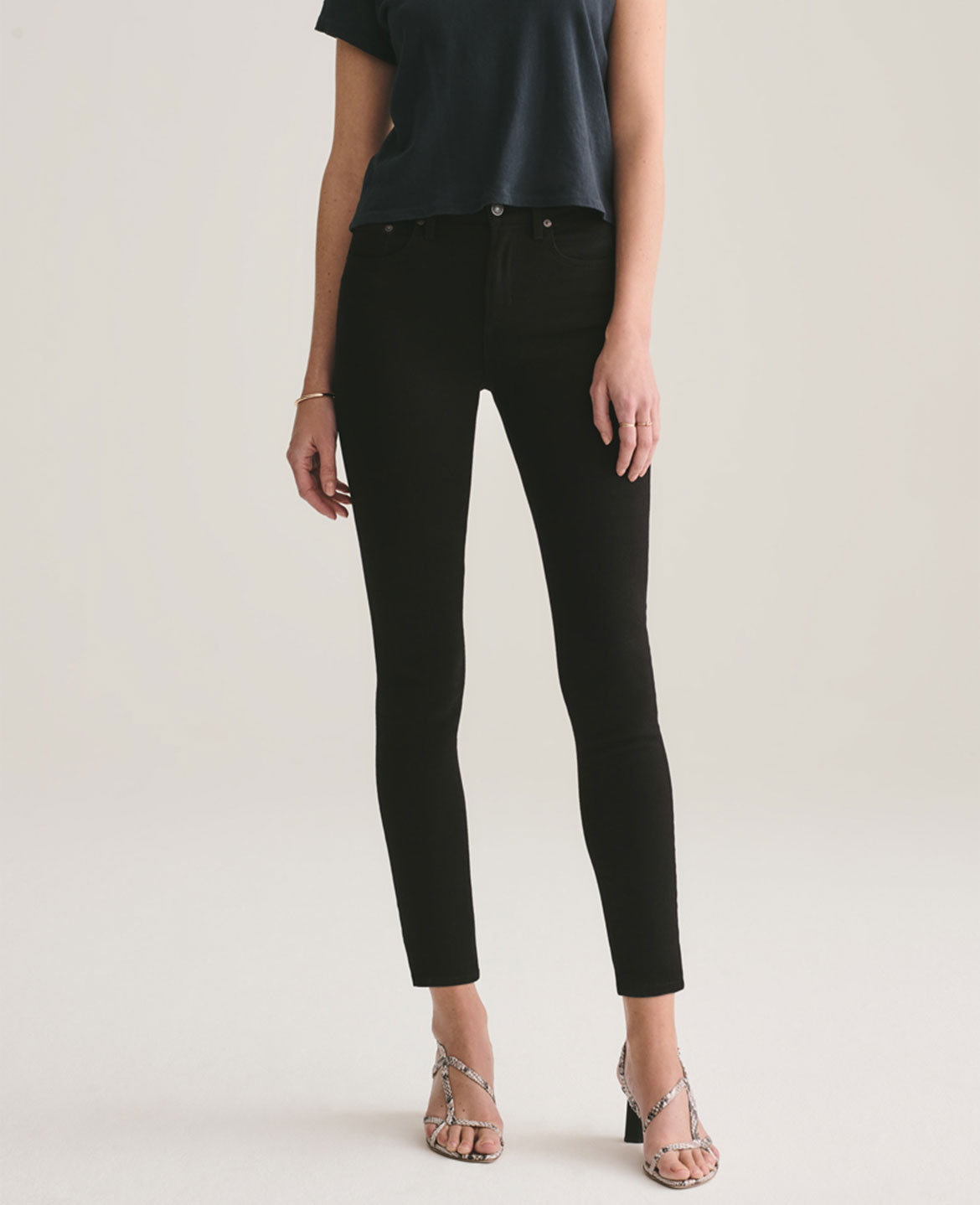 Really Wild Agolde Mid Rise Ankle Jeans Main Image